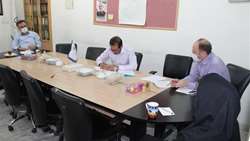 برگزاری جلسه ستاد مقابله با کرونا ویرس در دفتر مدیر شبکه بهداشت و درمان دامغان