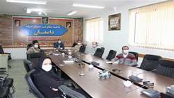 برگزاری جلسه ویدئو کنفرانس استانی بسیج ملی مبارزه با کرونا ویروس در شهرستان دامغان
