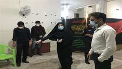حضور کارشناسان بهداشت محیط در مراسم شب قدر شهرستان آرادان