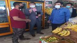 بازديد مشترك از ميوه فروشي هاي شهرستان گرمسار  