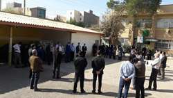 حضور فرماندار شهرستان گرمسار در شبكه بهداشت و درمان اين شهرستان
