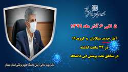 تاکنون سه هزار ۷۳۴ مورد بیمار با تشخیص قطعی کووید19 در بیمارستان های دانشگاه بستری شدند