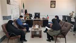 جلسه حلقه هاي صالحين بسيج در دفتر مدير شبكه بهداشت و درمان شهرستان سرخه برگزار گرديد