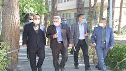 بازدید معاون سیاسی، امنیتی و اجتماعی استانداری سمنان، از کلینیک تخصصی برادران رضایی دامغان