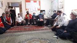 تقدیر و تشکر مسئولين شهري گرمسار از کارکنان مركز مديريت و حوادث فوريت هاي پزشكي اورژانس ۱۱۵ اين شهرستان
