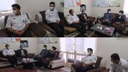 حضور امام جمعه شهر گرمسار در مركز مديريت و حوادث فوريت هاي پزشكي اورژانس 115 شهرستان گرمسار