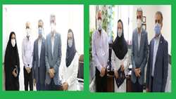 دکتر دانائی رئیس دانشگاه برای تبریک روز پزشک، به دیدار پزشکان مراکز خدمات جامع سلامت شهرستان سمنان رفت