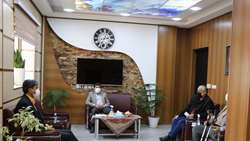 مدیرعامل و اعضاء هیات مدیره موسسه امدادگران عاشورا با سرپرست دانشگاه علوم پزشکی استان سمنان دیدار کردند