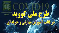 طرح ملی کووید در قالب آموزش مهارتی و حرفه ای برگزار می شود 