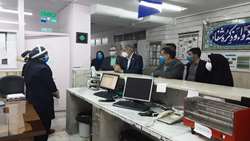 بازدید عیدانه رئیس دانشگاه از بیمارستان ۱۵ خرداد شهرستان مهدیشهر