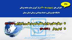 کنفرانس های مجازی اردیبهشت ماه 1400 مرکز آموزش مداوم دانشگاه 