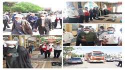 حضور پرسنل شبکه بهداشت و درمان شهرستان گرمسار در مراسم سوم خرداد 