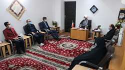 دیدار سرپرست دانشگاه علوم پزشکی استان سمنان با نماینده معزز ولی فقیه در استان سمنان