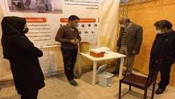 بازدید مدیر گروه مبارزه با بیماریهای واگیر معاونت بهداشتی دانشگاه از سالن تجمیعی واکسن کرونای شهید سلیمانی شهرستان دامغان