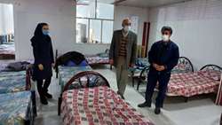 بازدید مدیر گروه مبارزه با بیماریهای معاونت بهداشتی دانشگاه از مرکز طلوع زندگی شهرستان دامغان