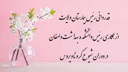 قدردانی رئیس بیمارستان ولایت از همکاری رئیس دانشکده بهداشت دامغان در دوران شیوع کرونا ویروس