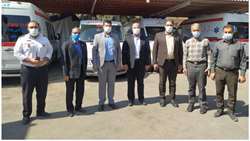 بازدید شهردار و اعضای شورای اسلامی شهر گرمسار از مرکز فوریت های پزشکی شهرستان گرمسار