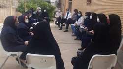 نظارت و بازدید کارشناسان ستادی مرکز بهداشت سمنان از مرکز خدمات جامع سلامت گلستان