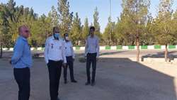 بازدید فنی از مکان های پیشنهادی برای احداث و استقرار پایگاه اورژانس پیش بیمارستانی شهرستان دامغان