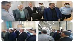 بازدید دکتر حافظی سرپرست معاونت غذا و دارو دانشگاه از کارخانه آرد گرمسار