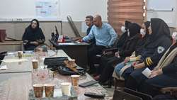 برگزاری جلسه هماهنگی رابطین سامانه پایش داده های مراقبت های درمانی (MCMC) بیمارستان ها در مرکز اورژانس پیش بیمارستانی استان سمنان