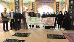 تجدید میثاق کارکان شبکه بهداشت و درمان شهرستان گرمسار با شهدا