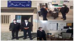 بازدید مدیر شبکه بهداشت و درمان شهرستان سرخه از پایگاه اورژانس 115 و خانه بهداشت افتر و اروانه 