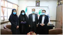 تقدیر و تشکر از رابط نمونه سلامت محله در شهرستان گرمسار 