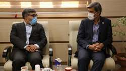 دیدار مدیرعامل جمعیت هلال احمر استان سمنان با دکتر قدس سرپرست دانشگاه