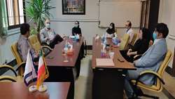 نشست سرپرست معاونت درمان و مدیران گروه های داخلی، جراحی و طب اورژانس با سرپرست بیمارستان کوثر
