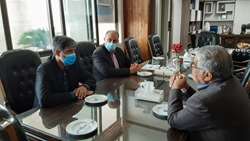 دیدار رئیس دانشگاه علوم پزشکی استان سمنان با رئیس اتاق بازرگانی، صنایع، معادن و کشاورزی سمنان 