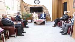 دیدار سرپرست مدیریت درمان تأمین اجتماعی استان با رئیس دانشگاه علوم پزشکی استان سمنان 