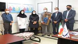 تکریم از مسئول دفتر سابق مرکز آموزشی پژوهشی و درمانی کوثر سمنان