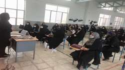 برگزاری برنامه آموزشی در هفته جمعیت در اداره هلال احمر شهرستان سرخه