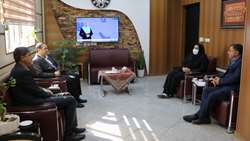 دیدار مدیرکل بنیاد مسکن انقلاب اسلامی استان سمنان با دکتر قدس رییس دانشگاه