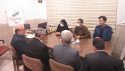 بازدید مسئول بسیج جامعه پزشکی استان سمنان از کانون بسیج جامعه پزشکی مرکز بهداشت شهرستان سمنان