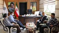 دیدار رئیس موسسه تامین درمان بسیجیان استان سمنان با ریاست دانشگاه