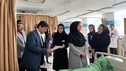 ارزیابی اعتباربخشی آموزشی بیمارستان ولایت انجام شد