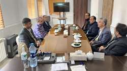 دیدار دکتر تقوی مدیر شبکه بهداشت و درمان شهرستان دامغان با رئیس زندان دامغان