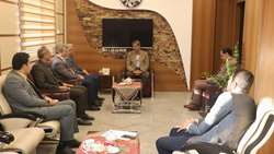 دیدار مدیرکل آموزش و پرورش استان سمنان با دکتر قدس رئیس دانشگاه 
