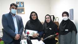 گرامیداشت روز مددکاری در بیمارستان کوثر سمنان