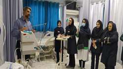 کارگاه آموزشی ونتیلاتور در ICU مرکز آموزشی پژوهشی و درمانی امیرالمومنین (ع)