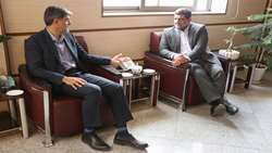 دیدار کرمانی فرماندار شهرستان سرخه با ریاست دانشگاه 