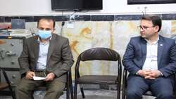 دیدار مدیر شبکه بهداشت و درمان شهرستان گرمسار با امام جمعه این شهرستان