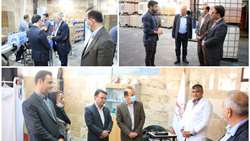 بازدید مدیر شبکه بهداشت و درمان شهرستان گرمسار از خانه بهداشت کارگری شرکت پرژک