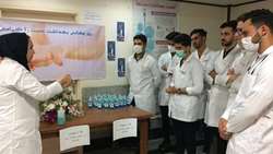 بزرگداشت روز جهانی بهداشت دست در بیمارستان معتمدی گرمسار