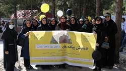 همایش پیاده روی در اولین روز از هفته ملی جمعیت برگزار شد