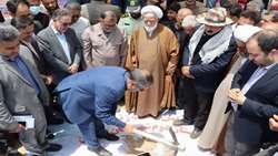  آیین آغاز ساخت بیمارستان دوم دامغان برگزار شد 