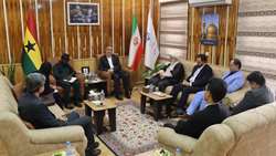 دیدار سفیر غنا در ایران با استاندار سمنان