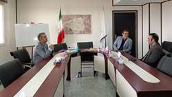 دیدار مدیر شرکت معدنی املاح ایران با سرپرست بیمارستان معتمدی